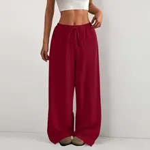 Red Halter Dress for Women Summer Casual Wear — feature 2