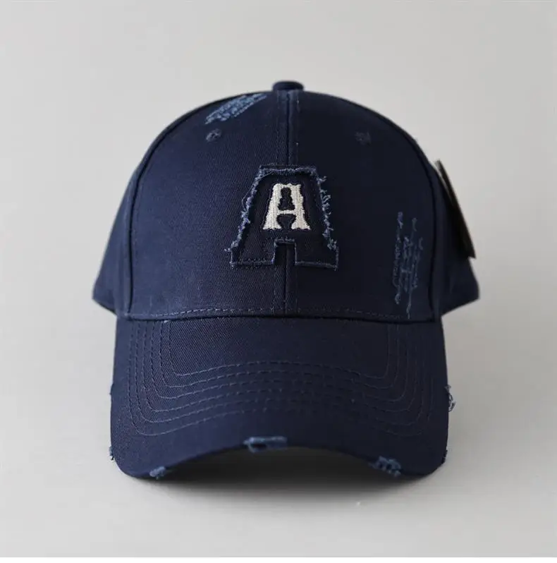 New Korean Style Navy Blue Baseball Cap for Men Women — feature 10