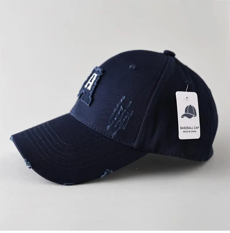 New Korean Style Navy Blue Baseball Cap for Men Women — feature 11