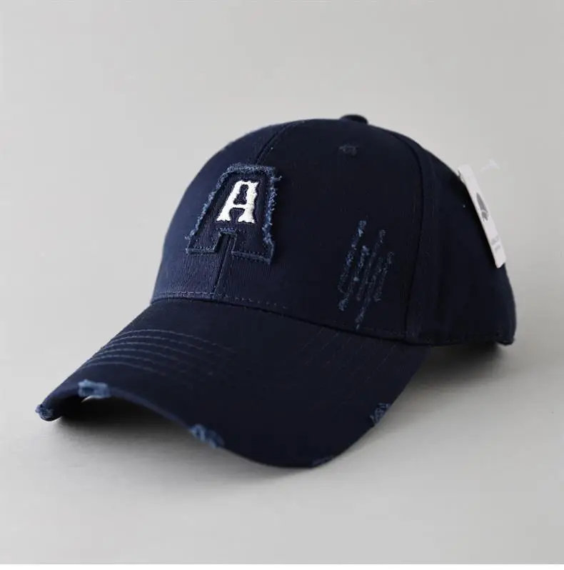 New Korean Style Navy Blue Baseball Cap for Men Women — feature 4
