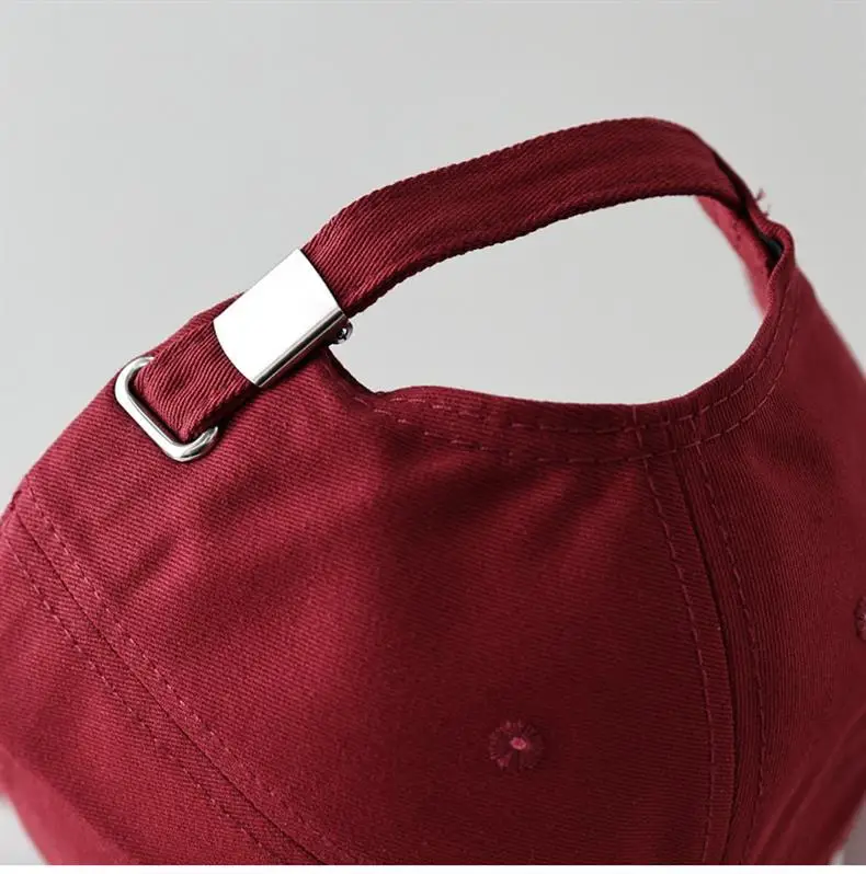 Maroon Cartoon Bear Cap for Men Women Couple Sunshade Face Show Small — feature 14
