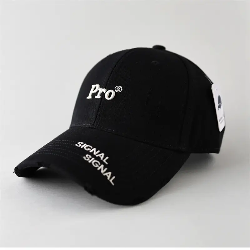 Black Pro Digital Signal Baseball Cap for Men Women