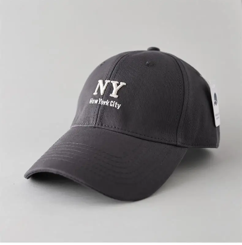 Black Korean Letter Embroidered Baseball Cap for Men Women — feature 19
