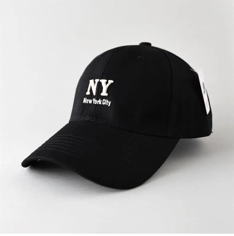 Black Korean Letter Embroidered Baseball Cap for Men Women — feature 20
