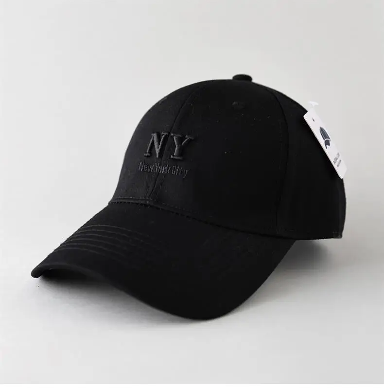 Black Korean Letter Embroidered Baseball Cap for Men Women — feature 22