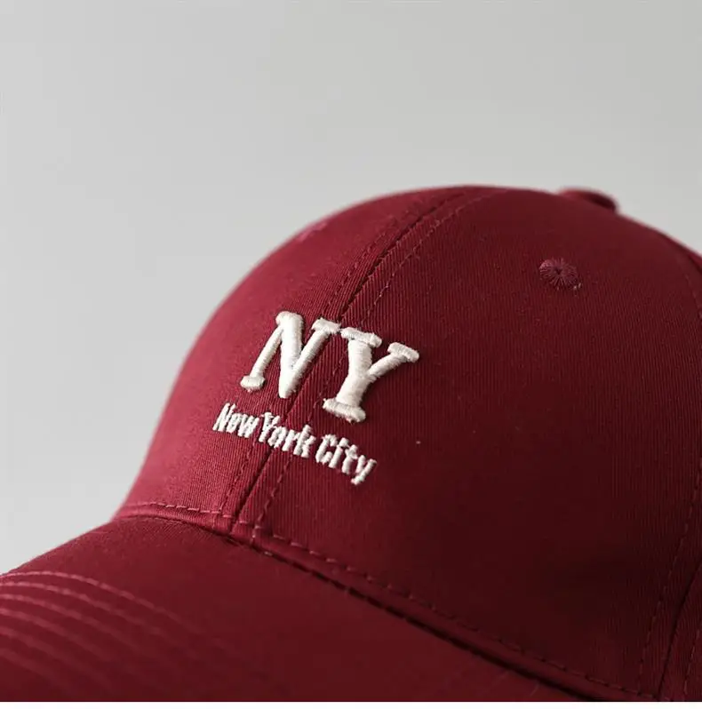 Black Korean Letter Embroidered Baseball Cap for Men Women — feature 25
