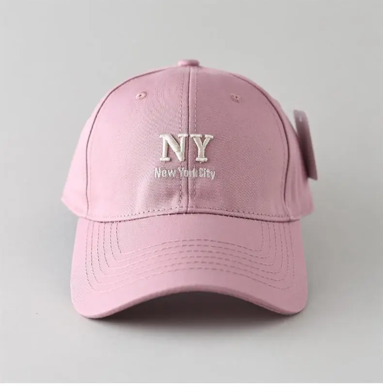 Black Korean Letter Embroidered Baseball Cap for Men Women — feature 28