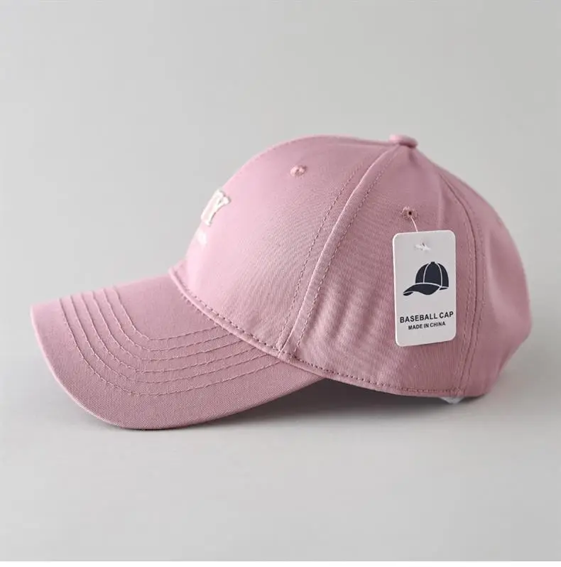 Black Korean Letter Embroidered Baseball Cap for Men Women — feature 29