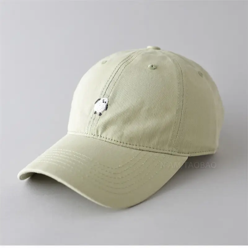Women's Yellow Cartoon Baseball Cap with Wide Brim - Image 12