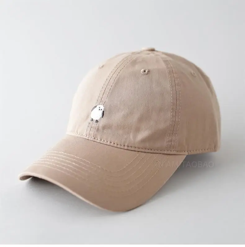 Women's Yellow Cartoon Baseball Cap with Wide Brim — feature 4