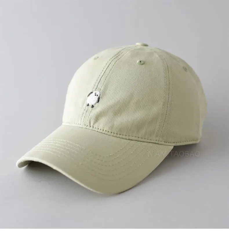 Women's Yellow Cartoon Baseball Cap with Wide Brim — feature 5