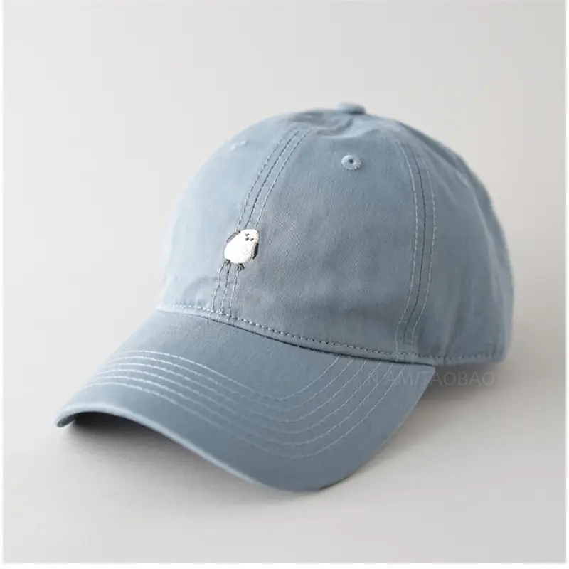 Women's Yellow Cartoon Baseball Cap with Wide Brim - Image 7