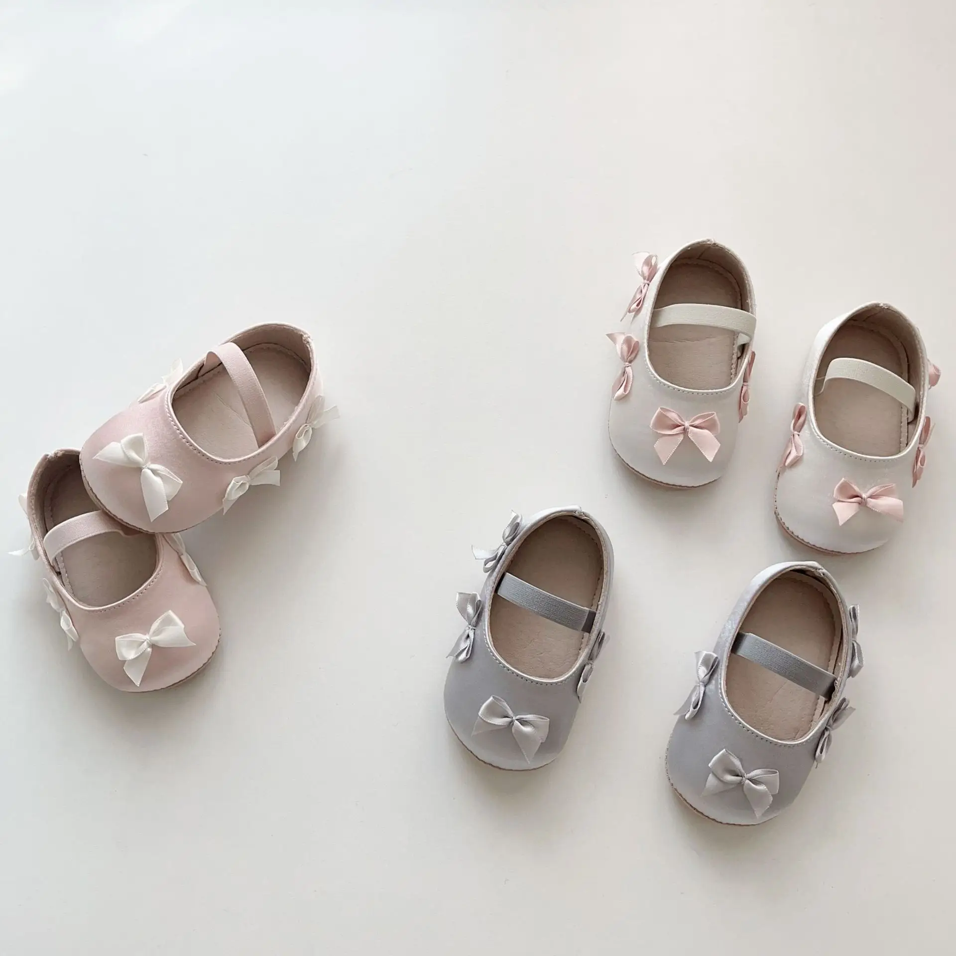 Silver Bow Toddler Shoes for Small Kids — feature 16