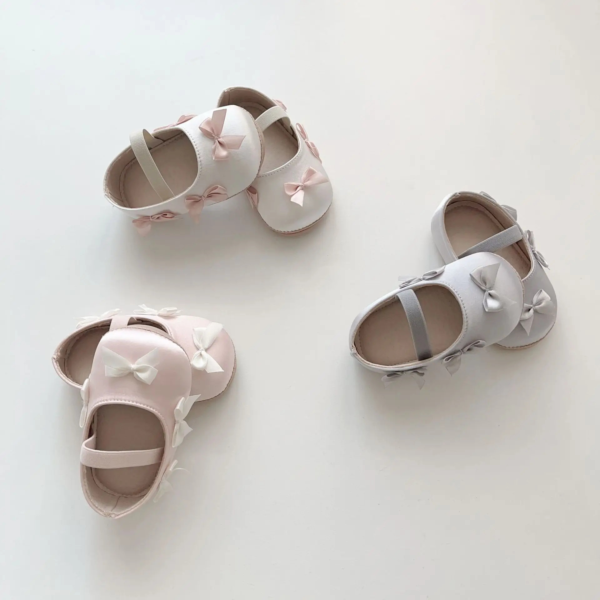 Silver Bow Toddler Shoes for Small Kids — feature 17
