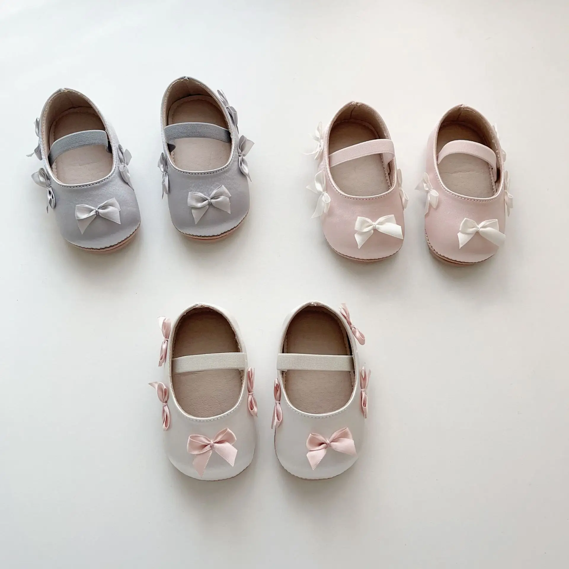 Silver Bow Toddler Shoes for Small Kids — feature 18