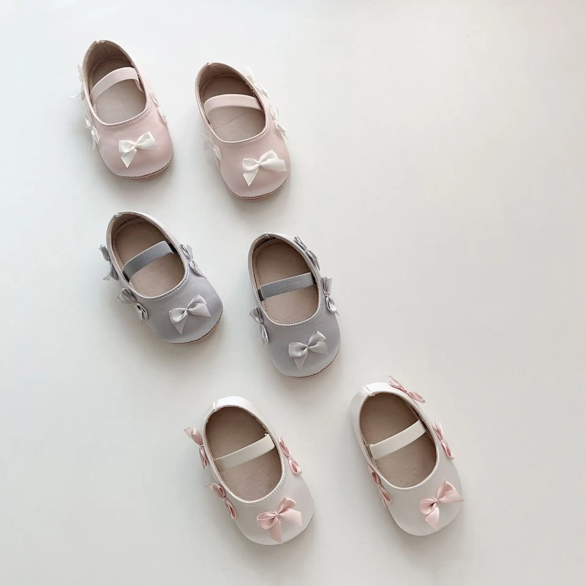 Silver Bow Toddler Shoes for Small Kids — feature 23