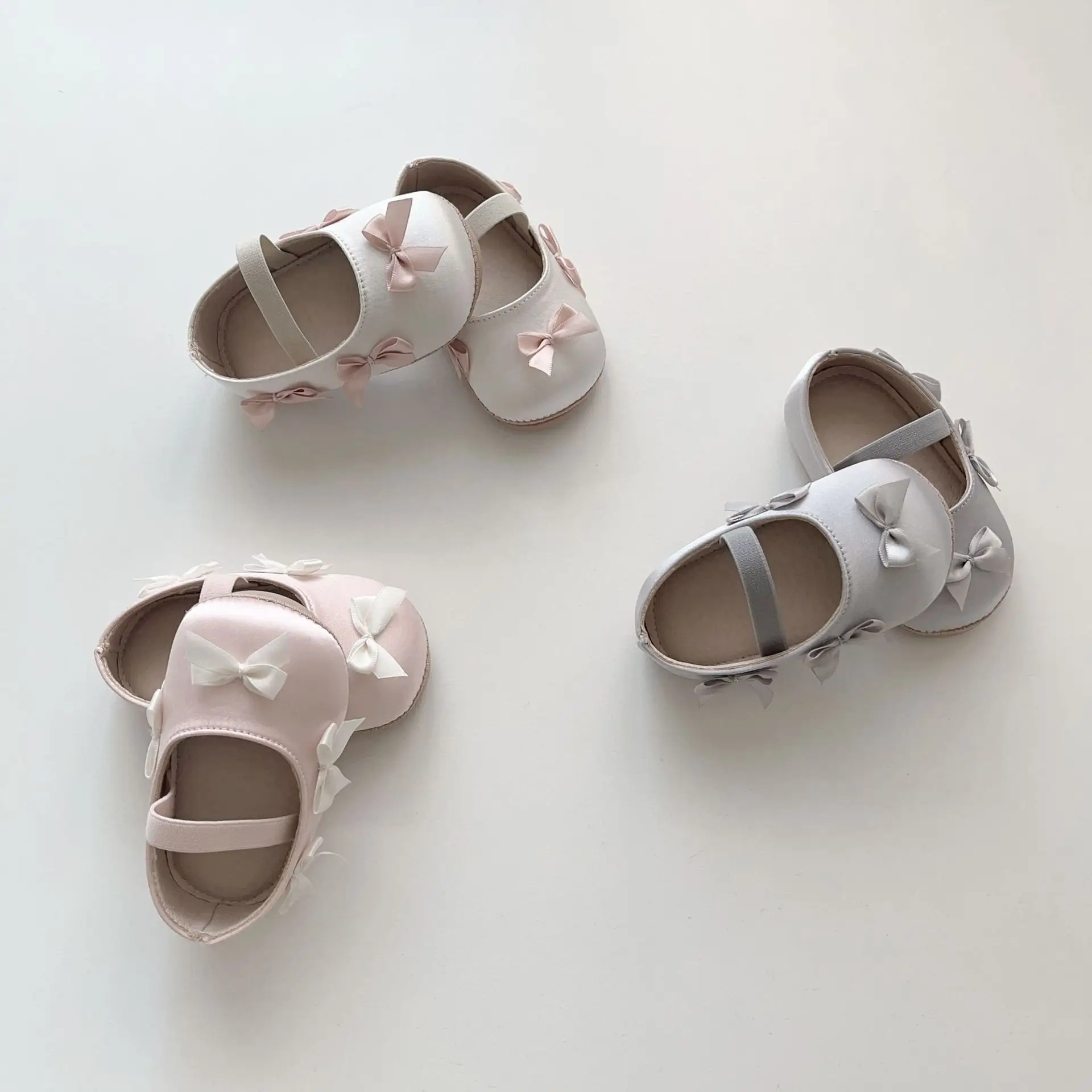 Silver Bow Toddler Shoes for Small Kids — feature 26