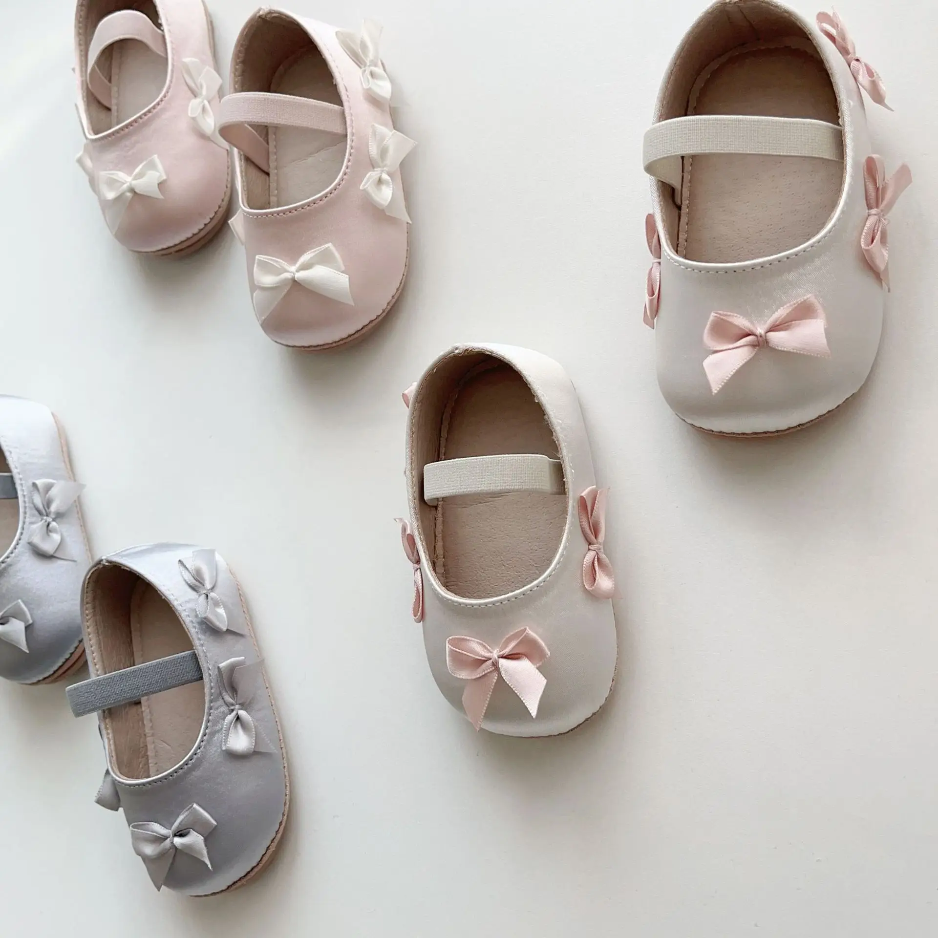 Silver Bow Toddler Shoes for Small Kids — feature 27