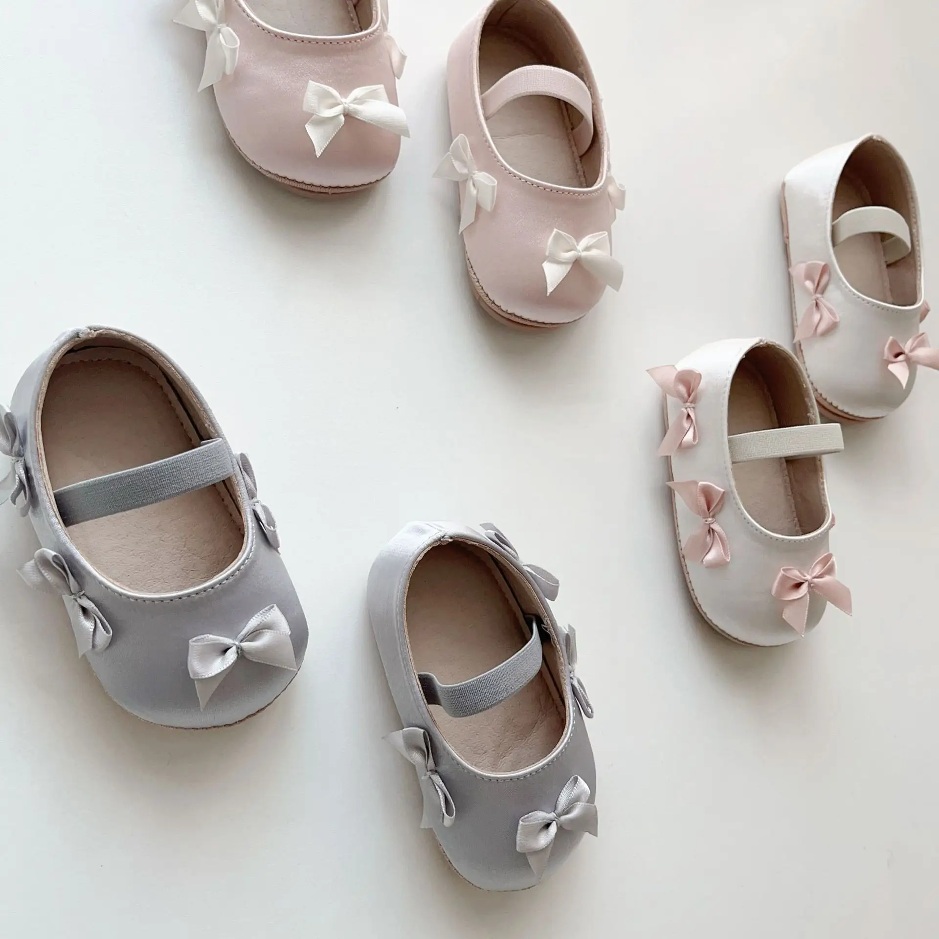 Silver Bow Toddler Shoes for Small Kids — feature 28