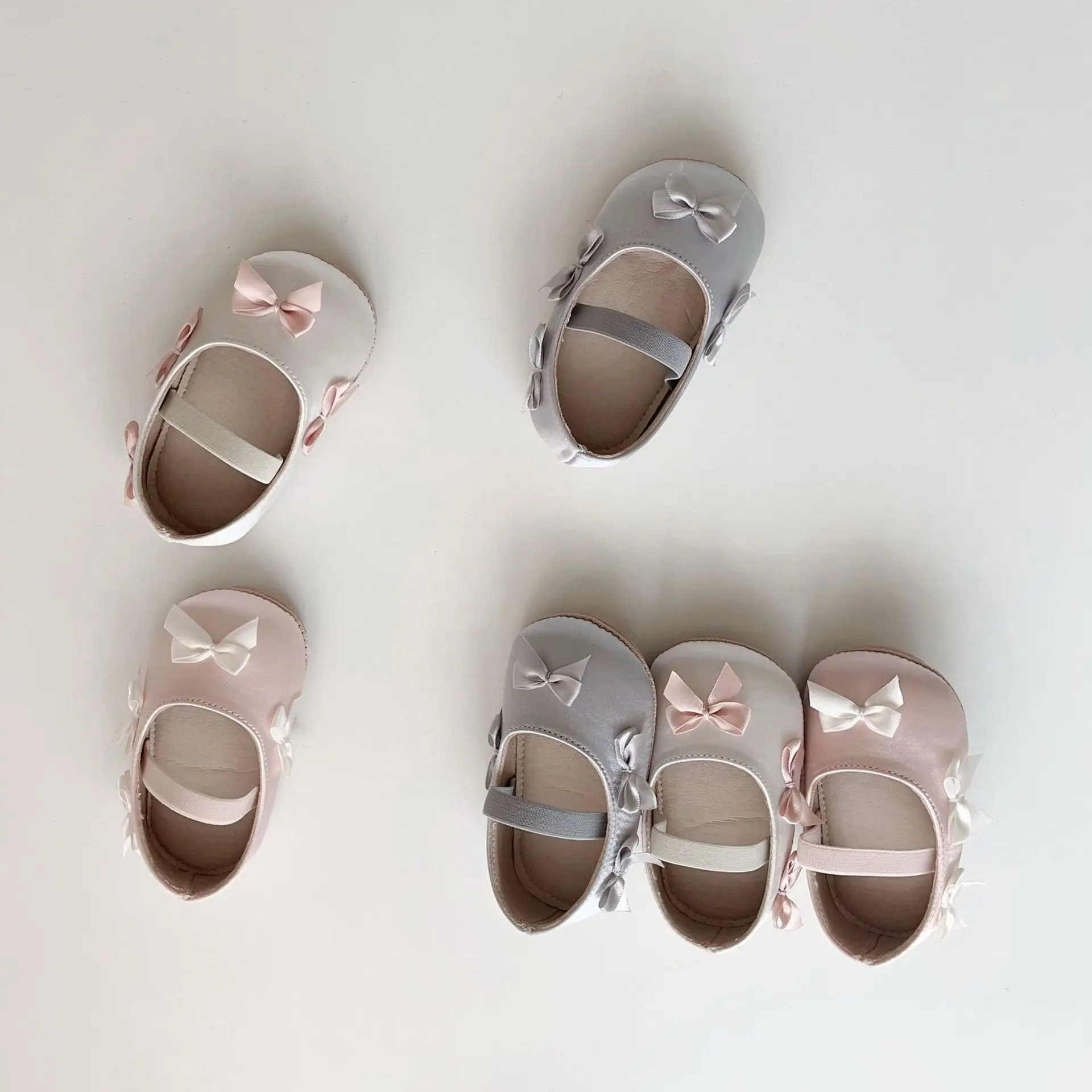 Silver Bow Toddler Shoes for Small Kids — feature 29