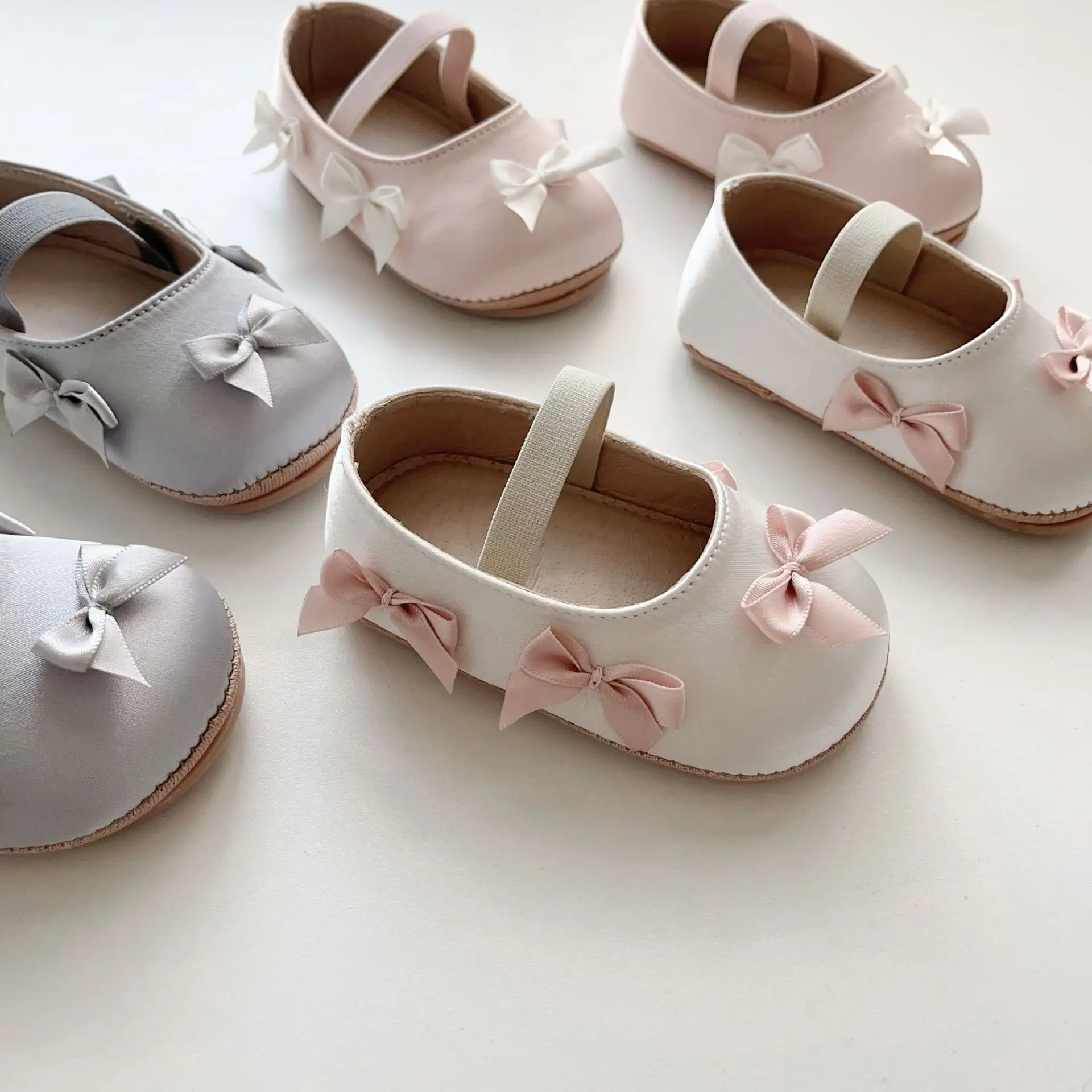 Silver Bow Toddler Shoes for Small Kids — feature 30