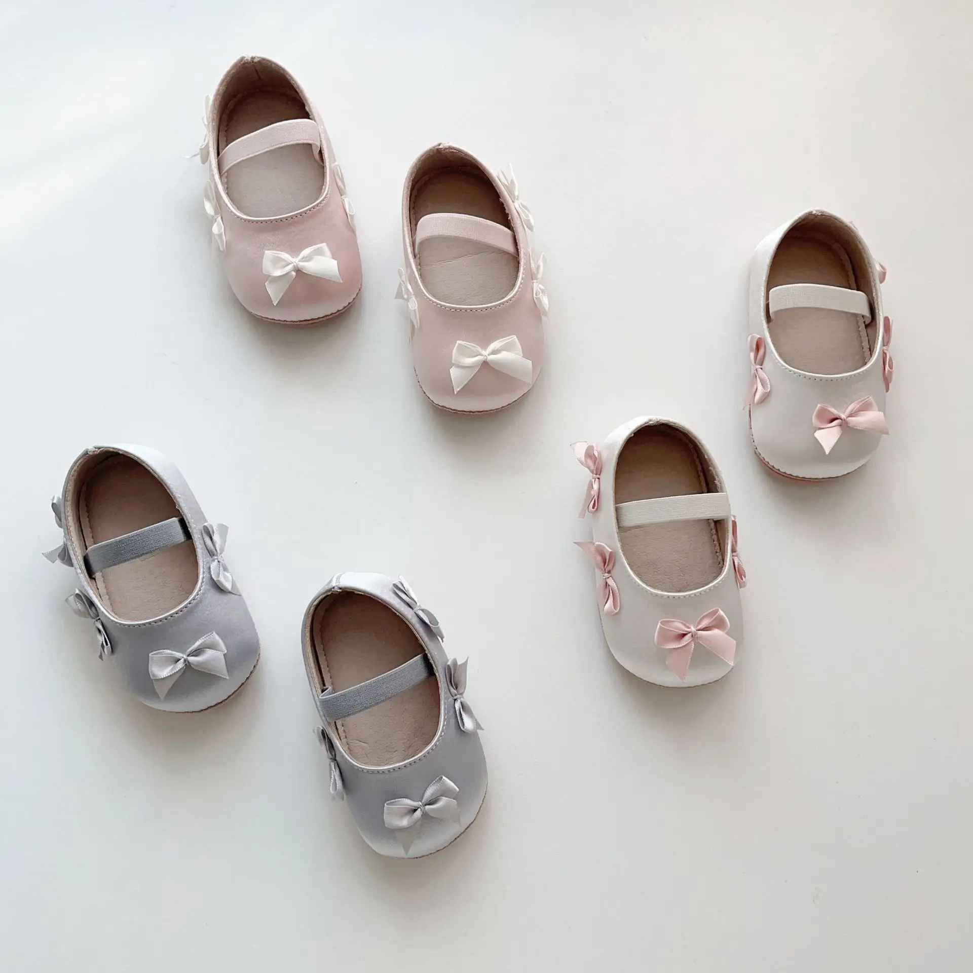 Silver Bow Toddler Shoes for Small Kids — feature 6