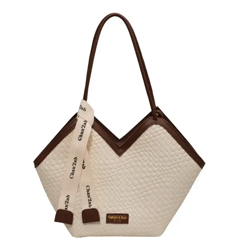Women's Large Brown Croc Tote Bag 2023 - Image 8