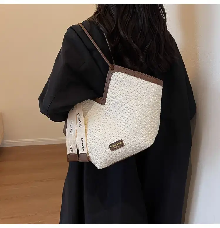 Women's Large Brown Croc Tote Bag 2023 — feature 24