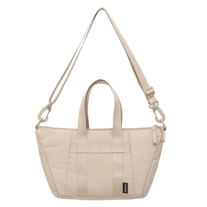 Japanese Style Crossbody Bag for Women Black White - Image 2