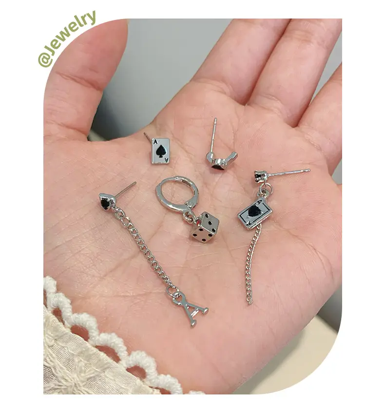 Cool Style Silver Needle Earrings for Women — feature 6