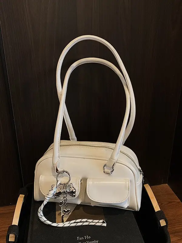 Silver Shoulder Bag for Women Large Capacity 2025 - Image 12