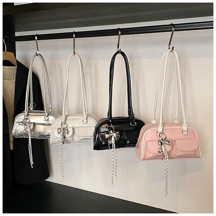 Silver Shoulder Bag for Women Large Capacity 2025 — feature 1