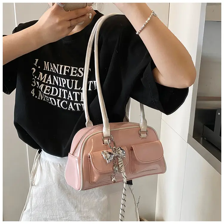 Silver Shoulder Bag for Women Large Capacity 2025 — feature 13