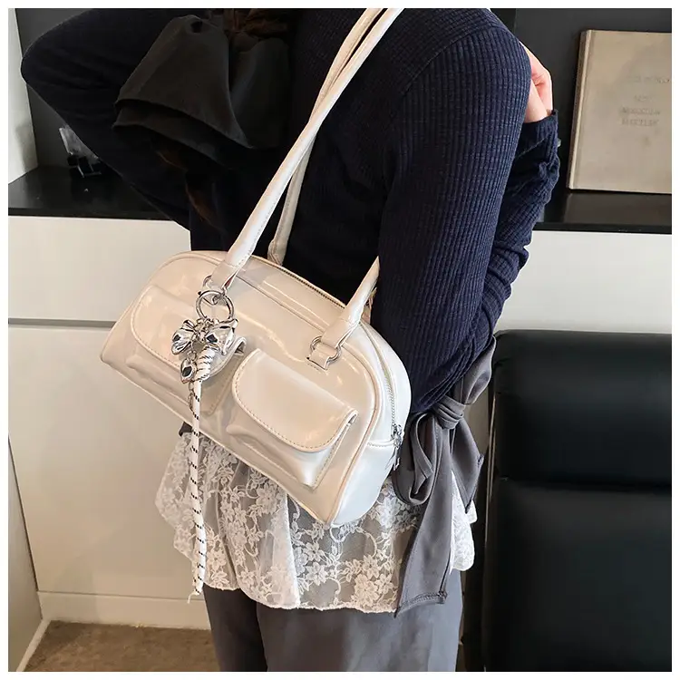Silver Shoulder Bag for Women Large Capacity 2025 — feature 20