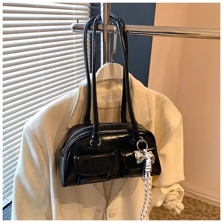 Silver Shoulder Bag for Women Large Capacity 2025 — feature 32