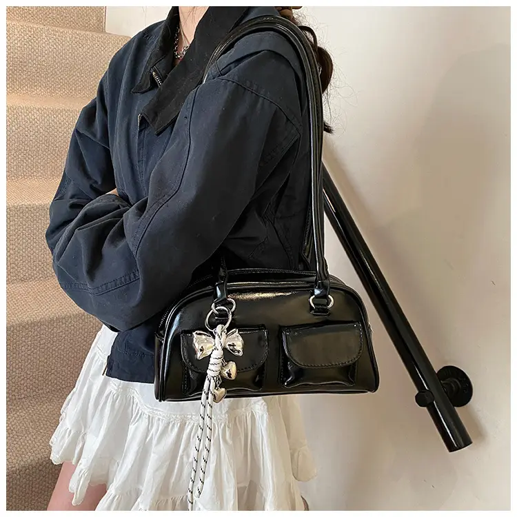 Silver Shoulder Bag for Women Large Capacity 2025 — feature 8