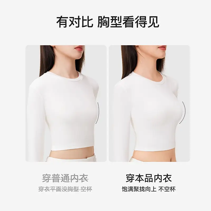 Secretwolrd Liquid Foundation Underwear for Women, Thin, Seamless, Small Chest Gathering, Invisible Bra, No Underwire Bra, Summer