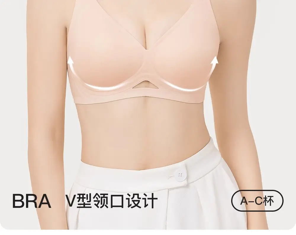 Secretwolrd Liquid Foundation Underwear for Women, Thin, Seamless, Small Chest Gathering, Invisible Bra, No Underwire Bra, Summer — feature 15