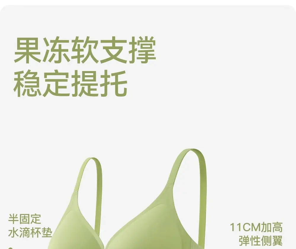 Secretwolrd Liquid Foundation Underwear for Women, Thin, Seamless, Small Chest Gathering, Invisible Bra, No Underwire Bra, Summer — feature 16