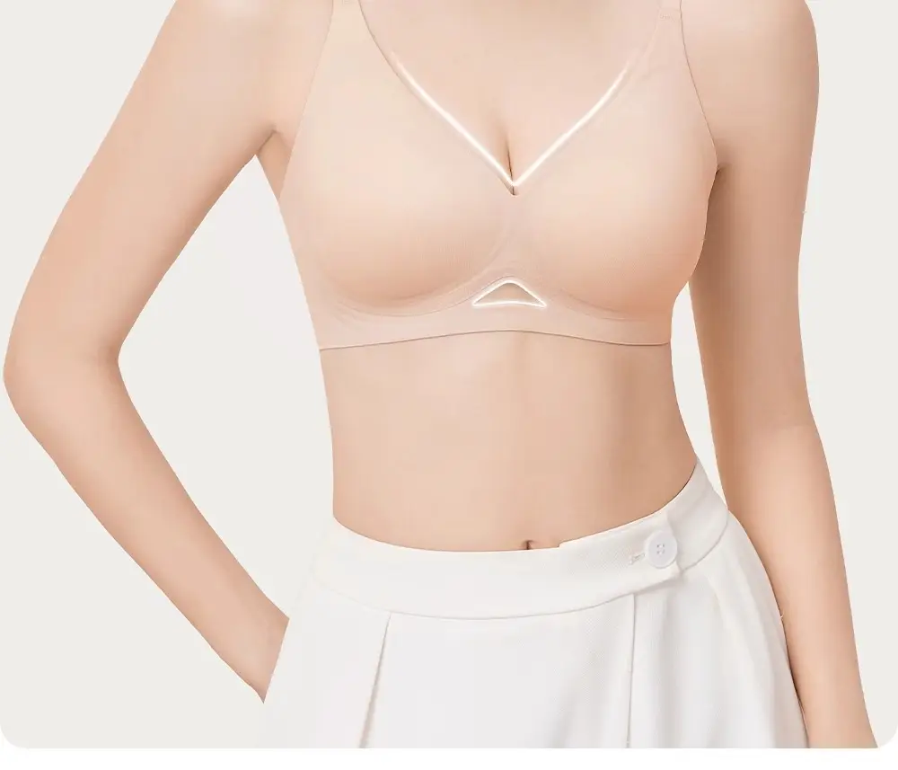 Secretwolrd Liquid Foundation Underwear for Women, Thin, Seamless, Small Chest Gathering, Invisible Bra, No Underwire Bra, Summer — feature 26