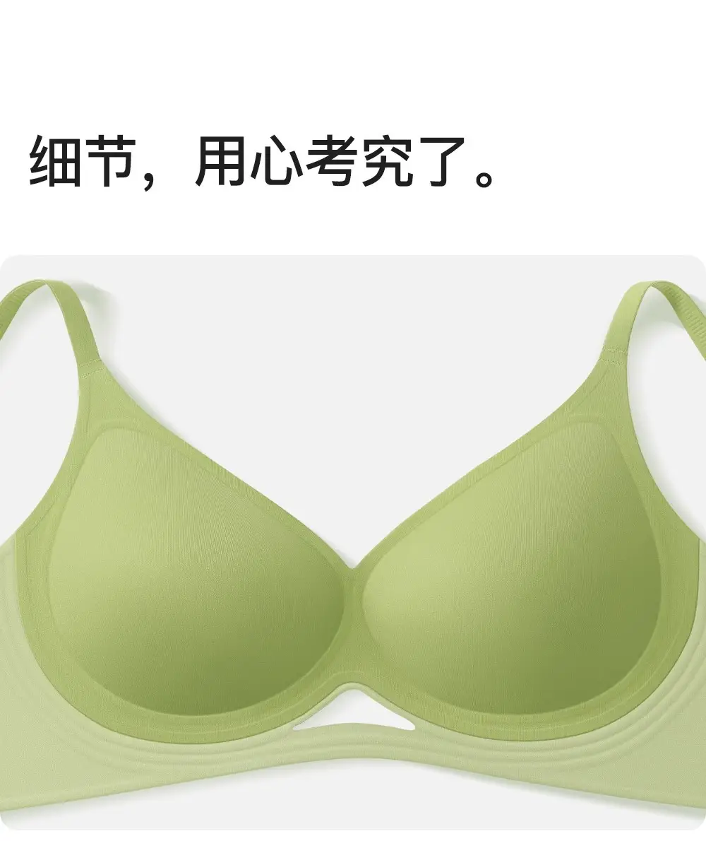 Secretwolrd Liquid Foundation Underwear for Women, Thin, Seamless, Small Chest Gathering, Invisible Bra, No Underwire Bra, Summer — feature 35