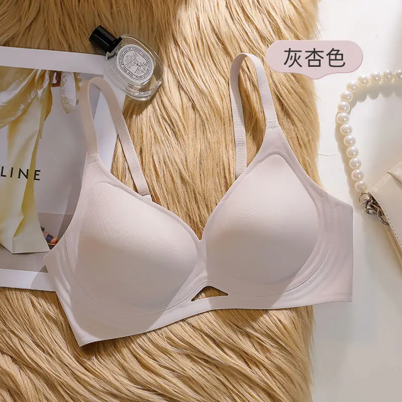Secretwolrd Liquid Foundation Underwear for Women, Thin, Seamless, Small Chest Gathering, Invisible Bra, No Underwire Bra, Summer