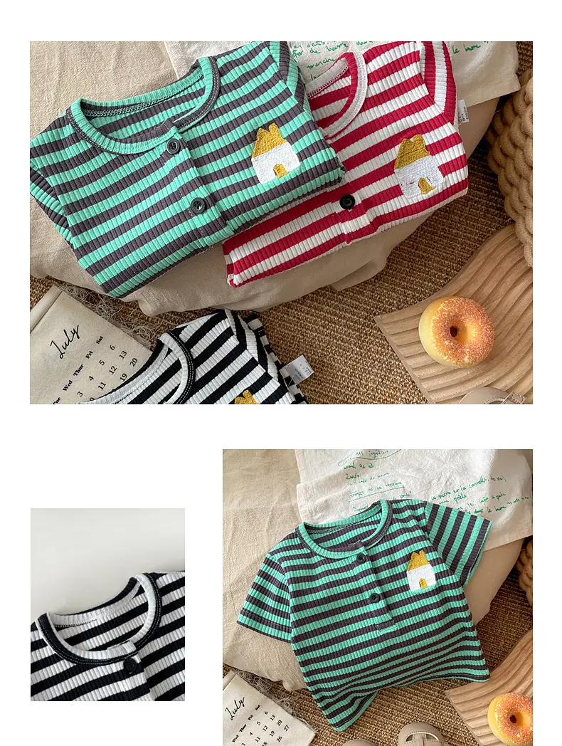Baby Striped T-Shirt Black White 2025 — feature 7