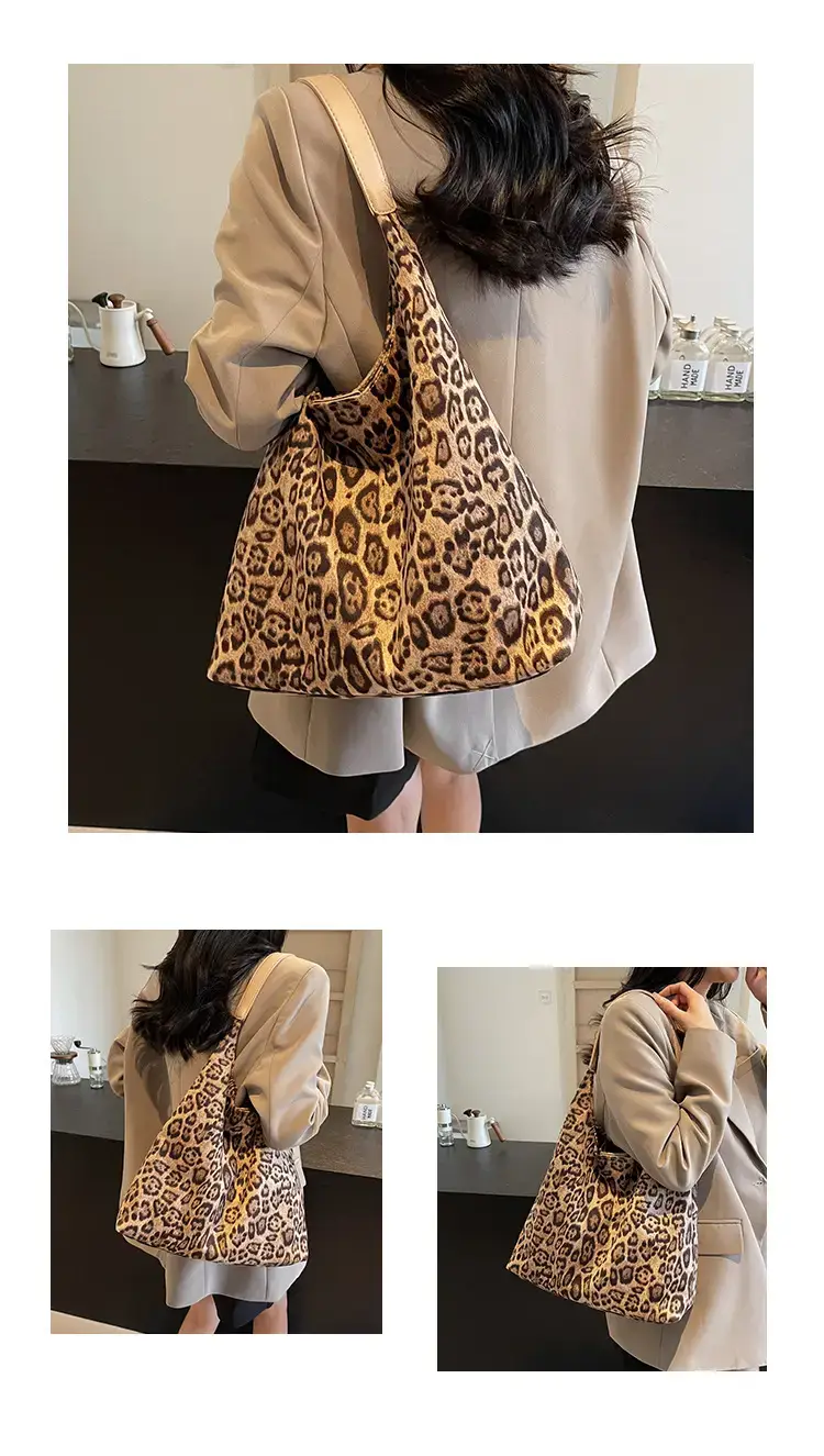 Leopard Print Large Capacity Women's Shoulder Bag 2024 — feature 48