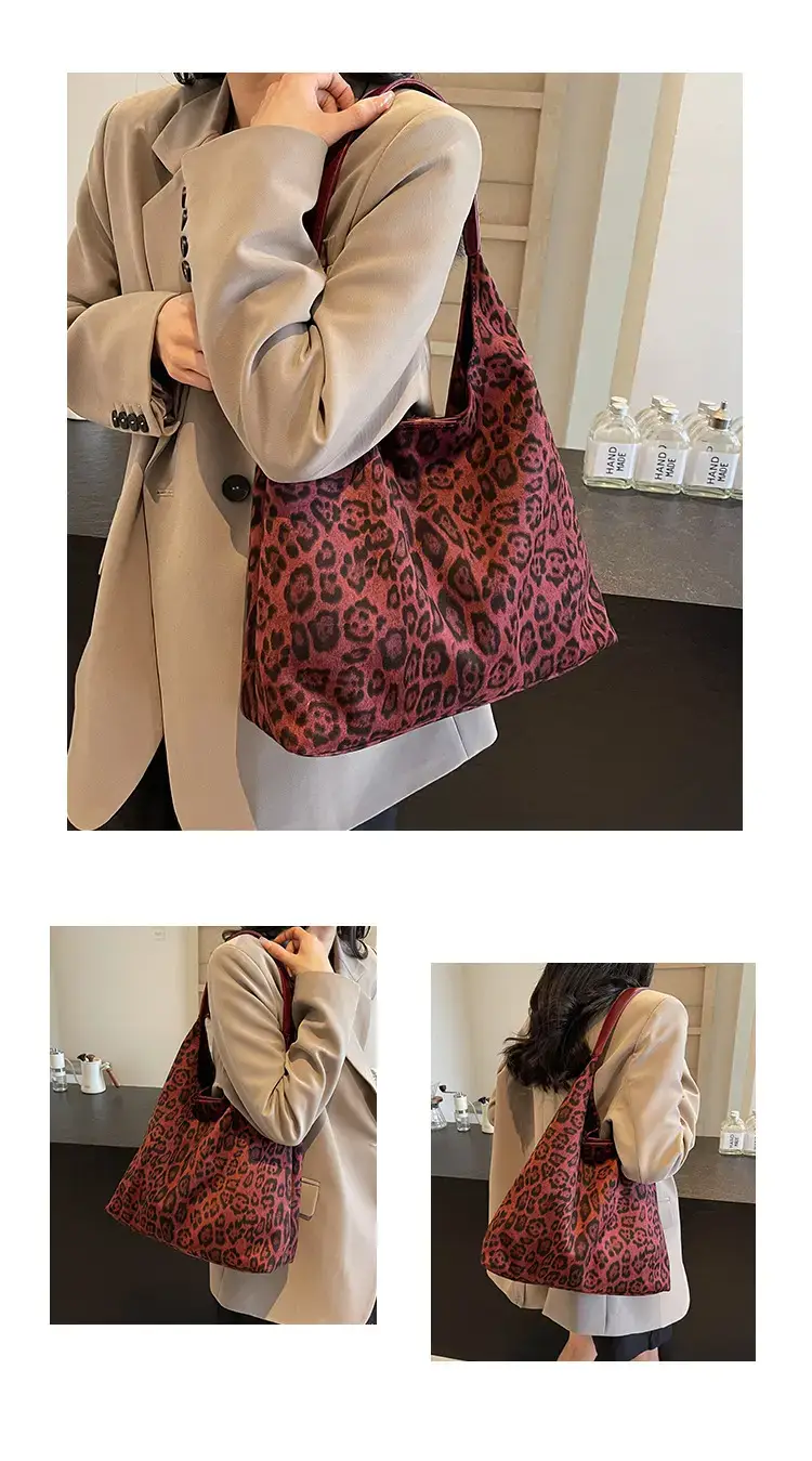 Leopard Print Large Capacity Women's Shoulder Bag 2024 — feature 49