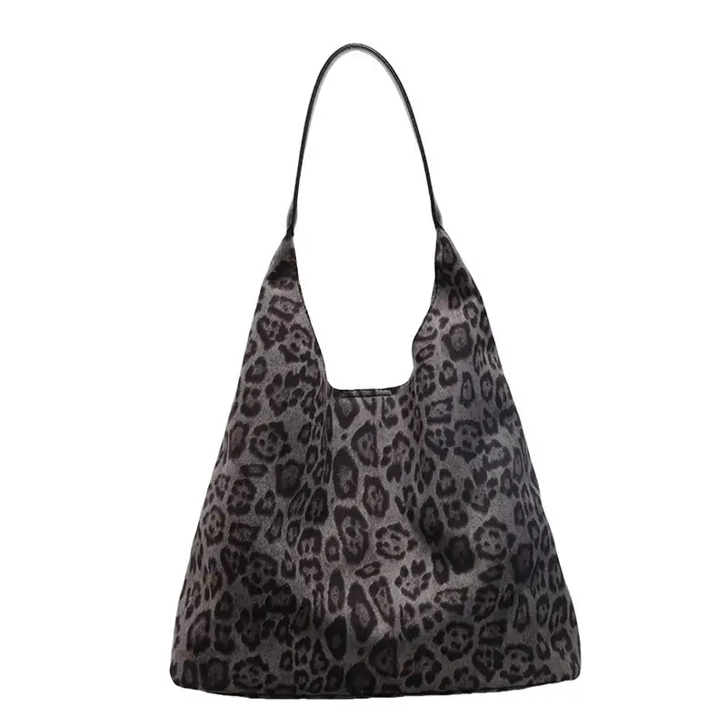 Leopard Print Large Capacity Women's Shoulder Bag 2024