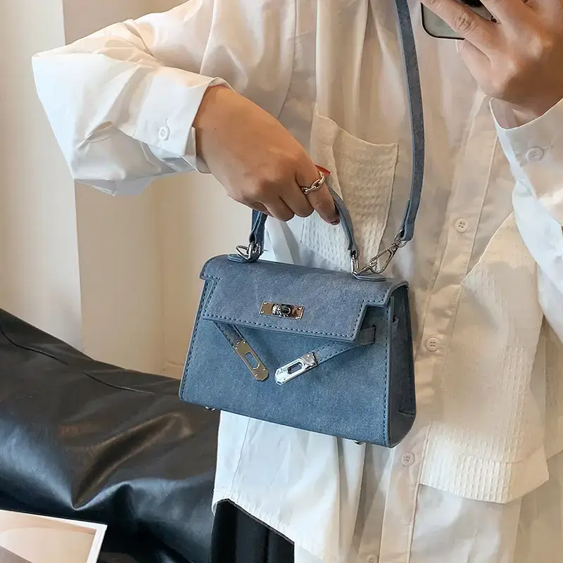 Grey Leather Crossbody Bag for Women 2024 - Image 6
