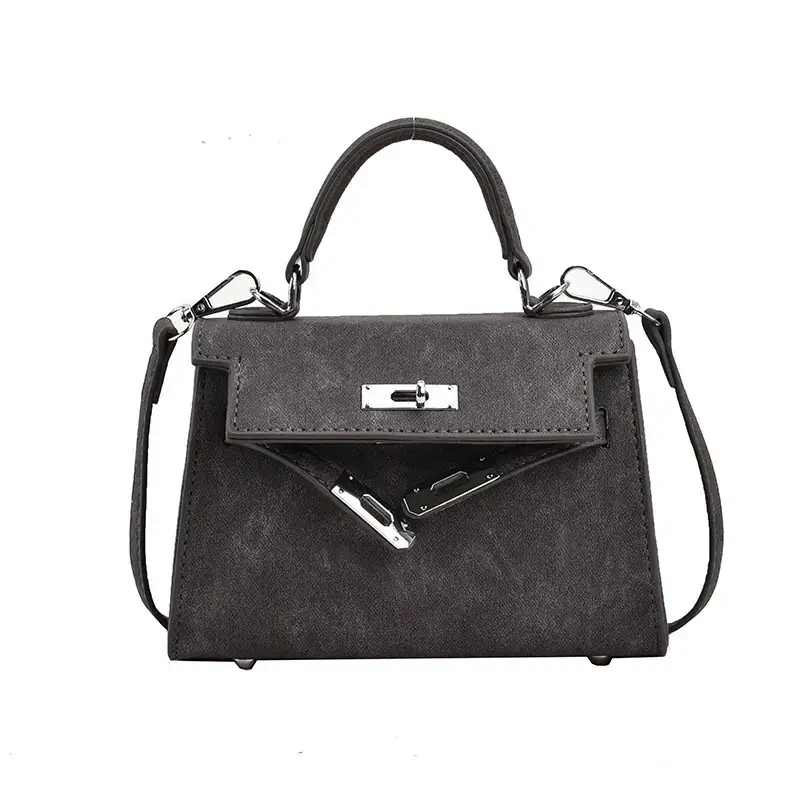 Grey Leather Crossbody Bag for Women 2024 - Image 8