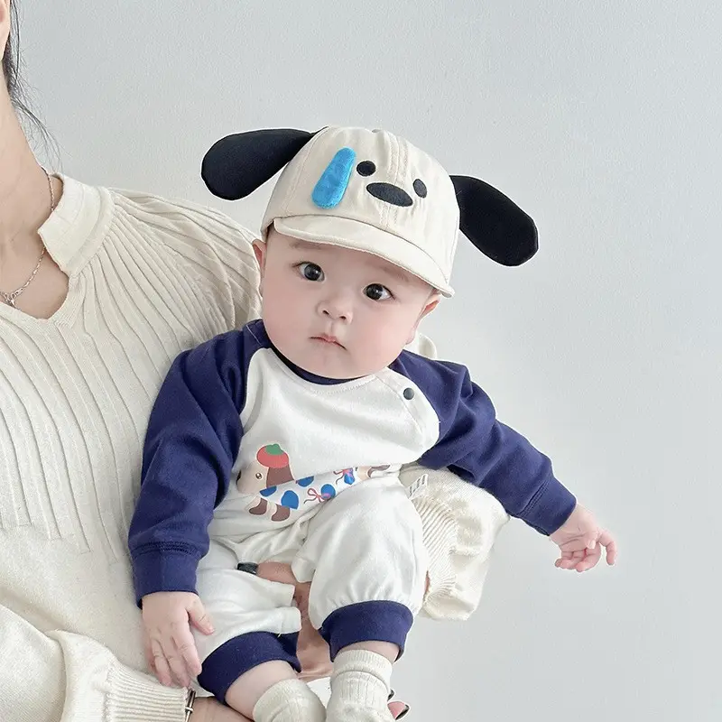 Baby Cute Panda Hat with Soft Brim Cap - Image 8