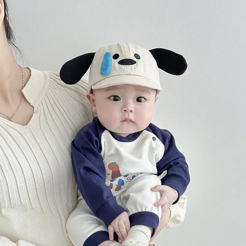 Baby Cute Panda Hat with Soft Brim Cap — feature 3
